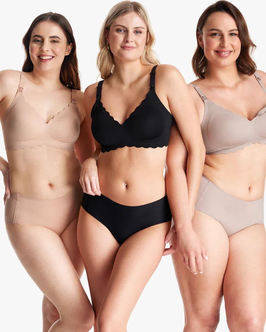 JULEE™ Květinová push-up kojicí podprsenka